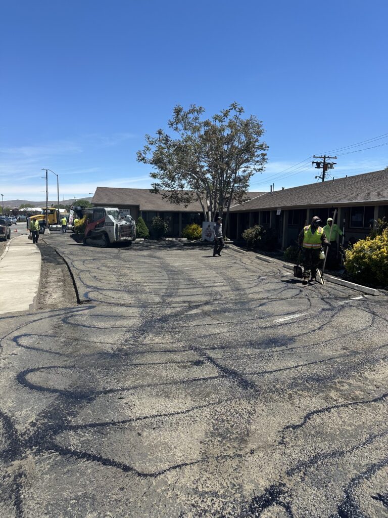 Parking Lot Redone in Reno