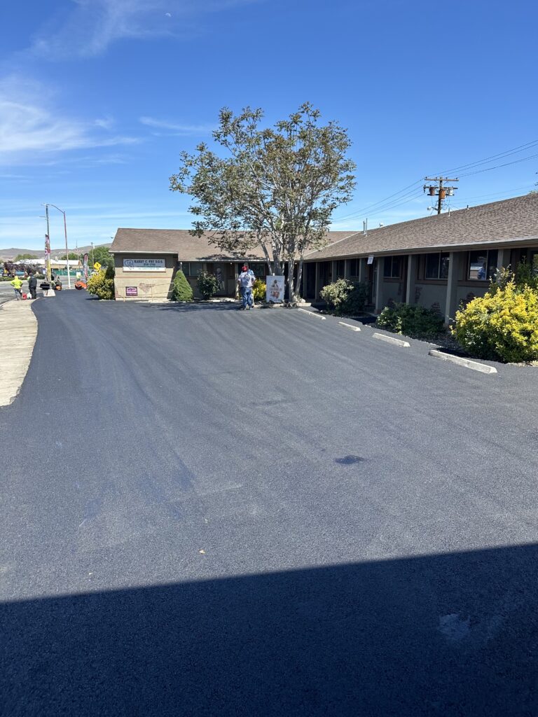 Transforming Motel Parking Lot in Reno | Paving Experts