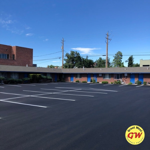 Brand New Paved Parking Lot