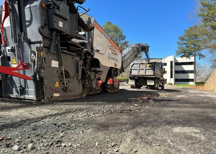 Milling Asphalt For Resurfacing