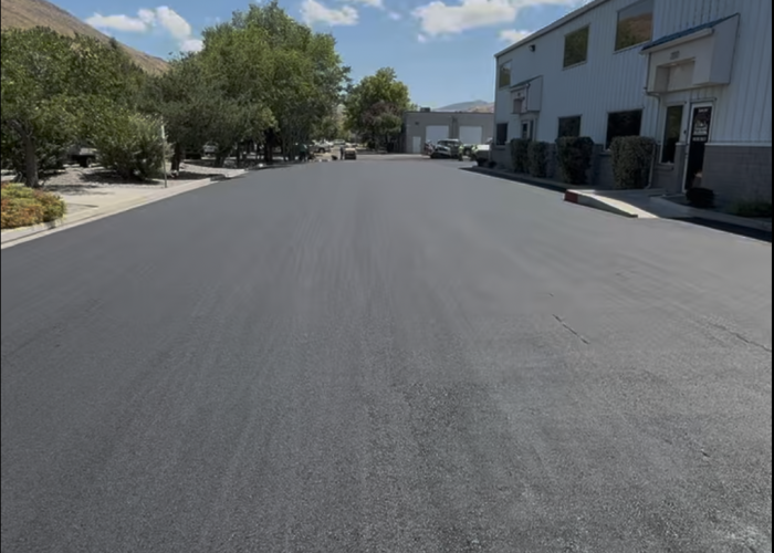 All New Asphalt Parking Lot Installed In Reno